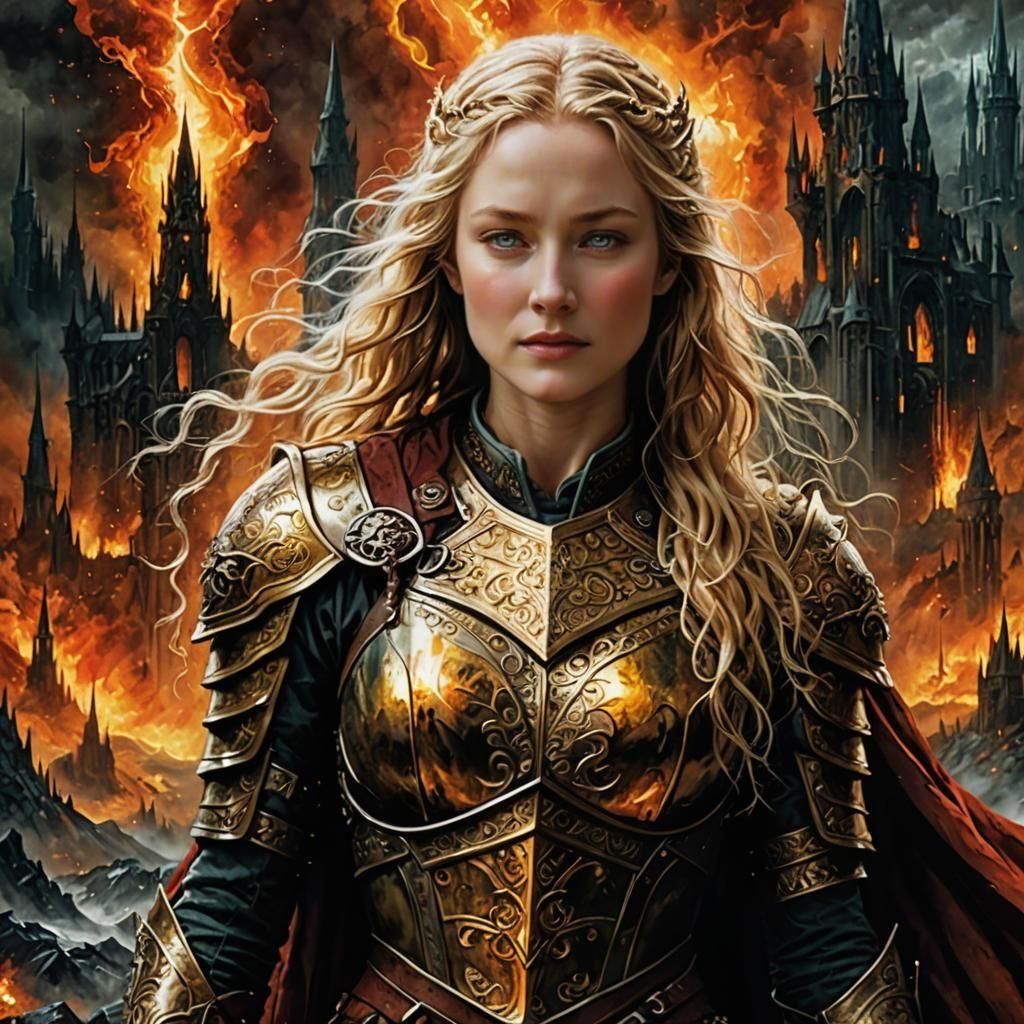 Eowyn Radiates Ominously Before Doomsday Barad-dûr