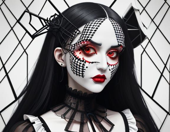 Surreal Gingham Nightmare Unfolds in Dali-esque Hyper-Realit...