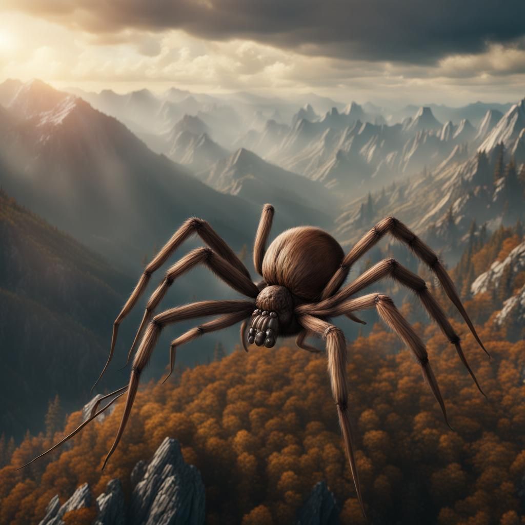 Huge spider