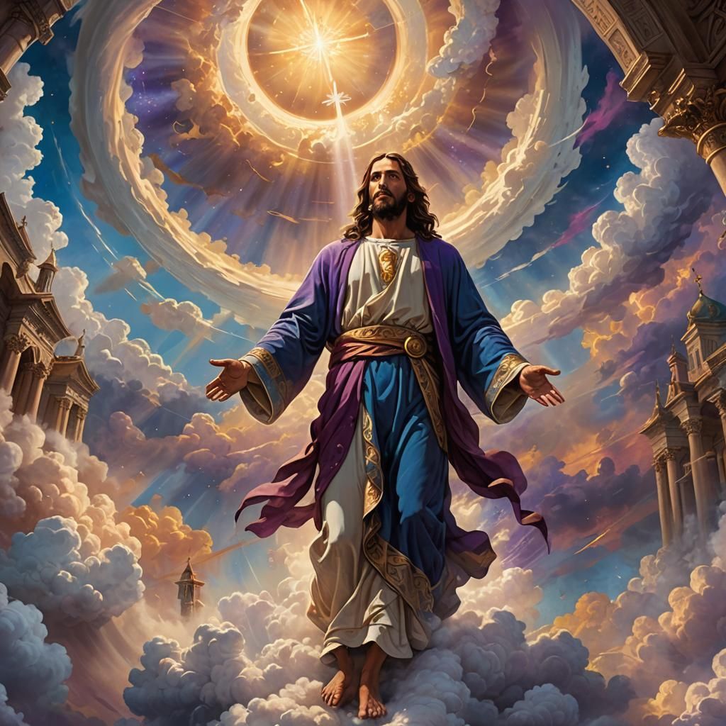 Divine Ascension: Church Rising to Meet Jesus