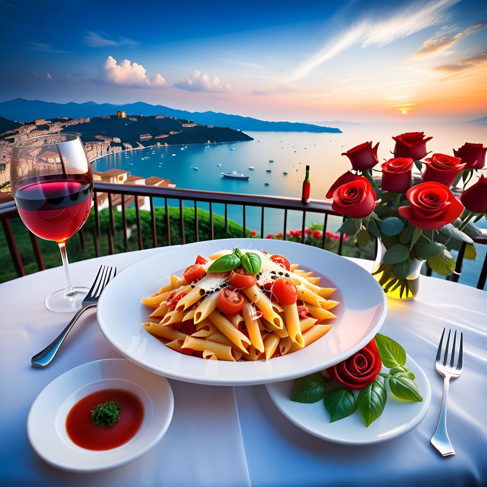 Pasta with a View