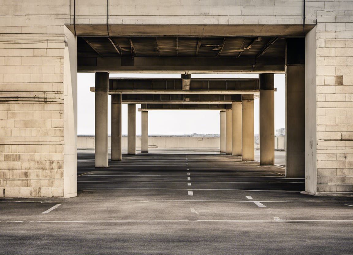 Lonely Abandoned Parking Garage