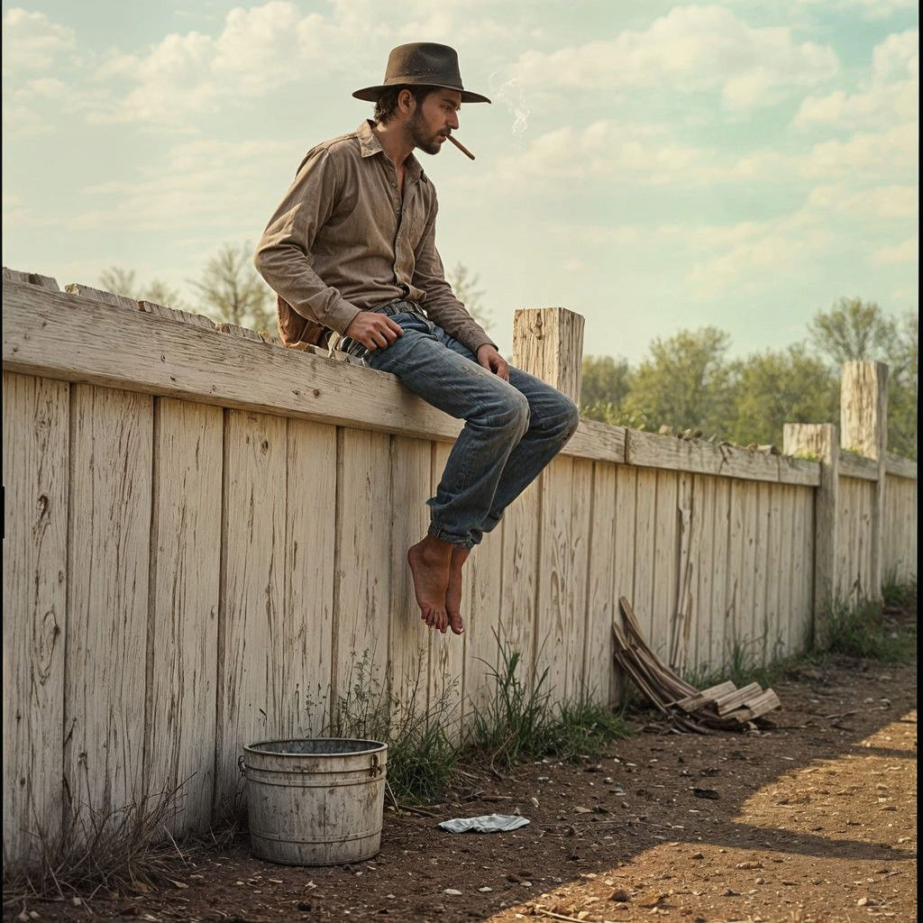 Grown-Up Tom Sawyer in Despair