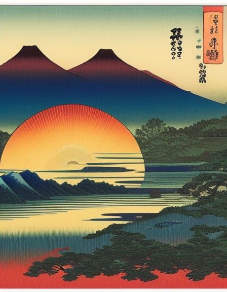 Ukiyo-e Landscape