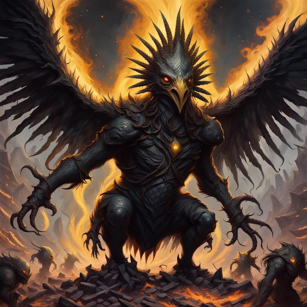 Void Gobbler: Magic the Gathering Styled Art