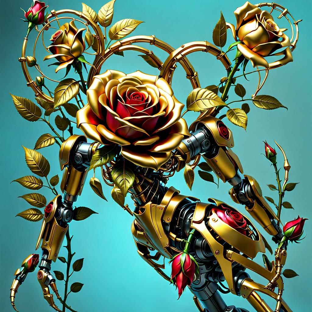 💓The cybernetic rose has blossomed