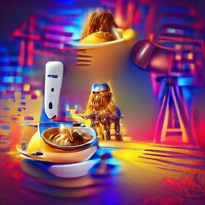 Chewbacca and R2-D2 Share Swiss Fondue