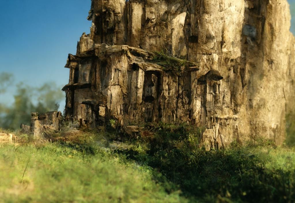 Post-Apocalyptic Victorian Vista in Hyperrealism