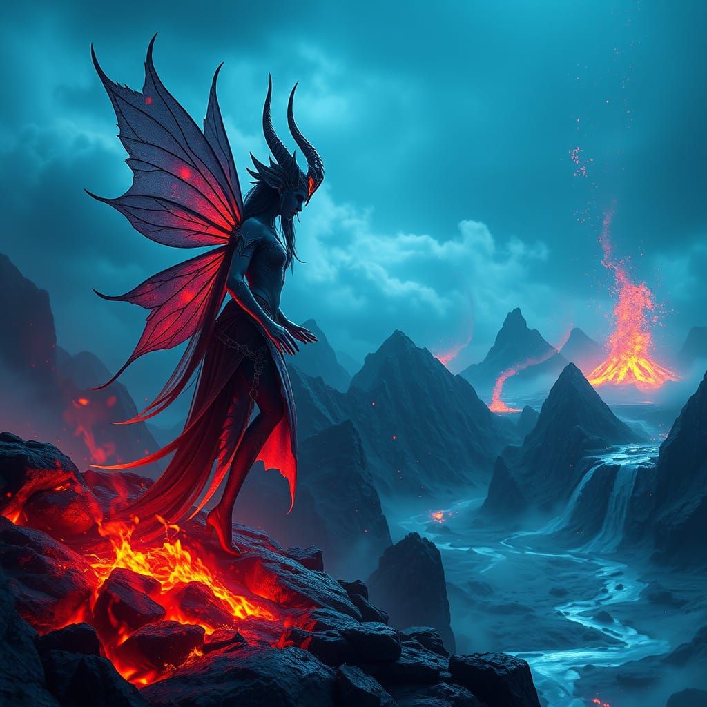 Fantastical Guardian Fairy of Volcanic Helheim