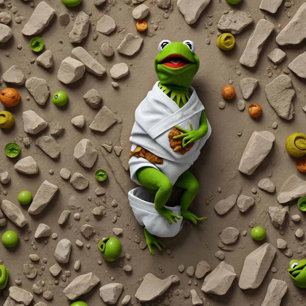 Baby Kermit the Frog: Fantasy Concept Art