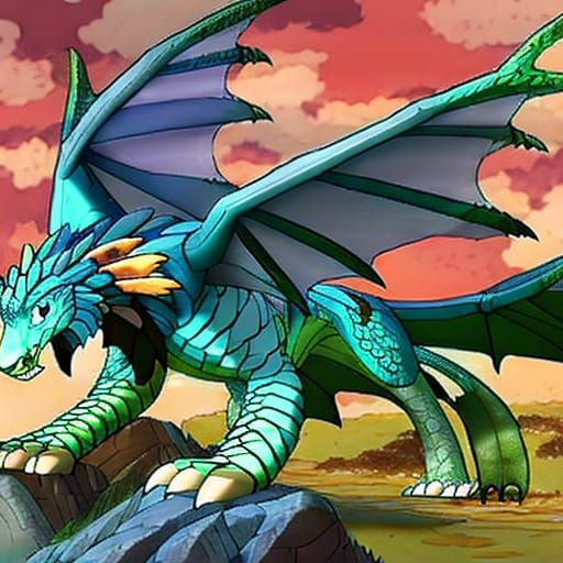 SeaWing Dragon from Wings of Fire