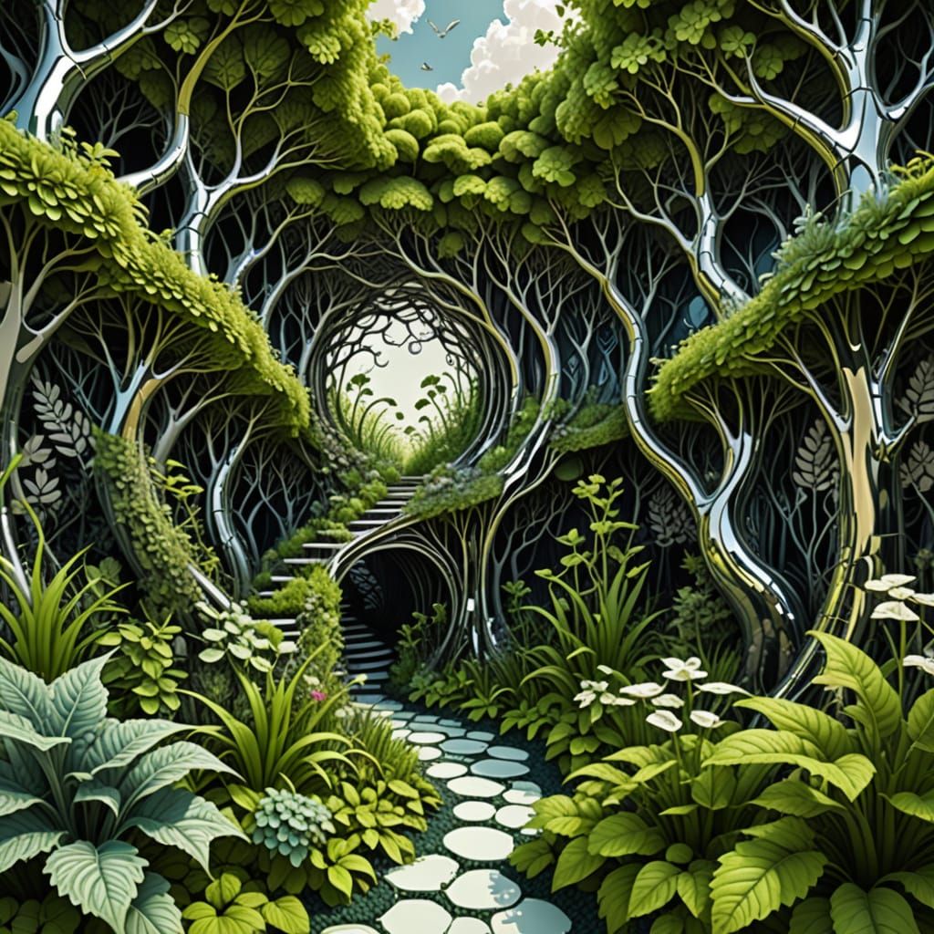 Chrome Drenched Poisoner's Arbor Interior