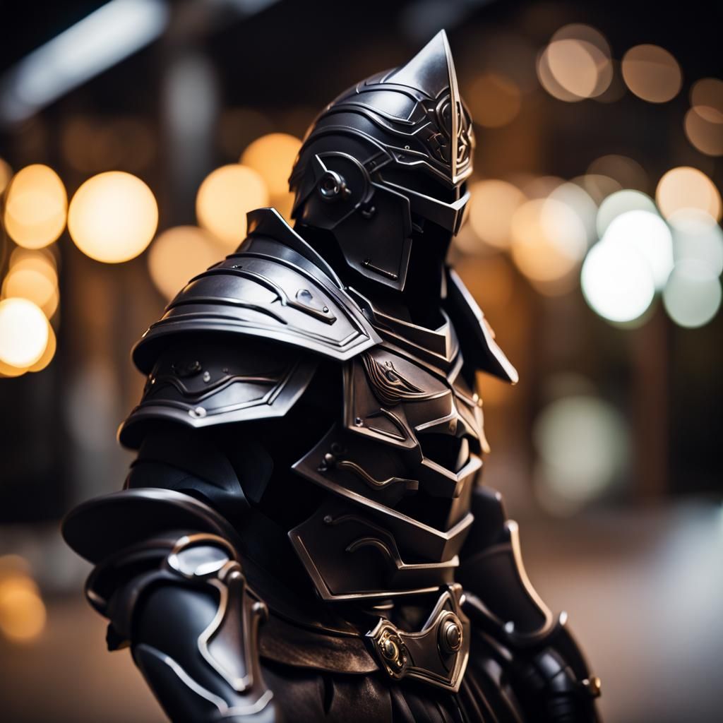 Dark Paladin in Professional Photography Style