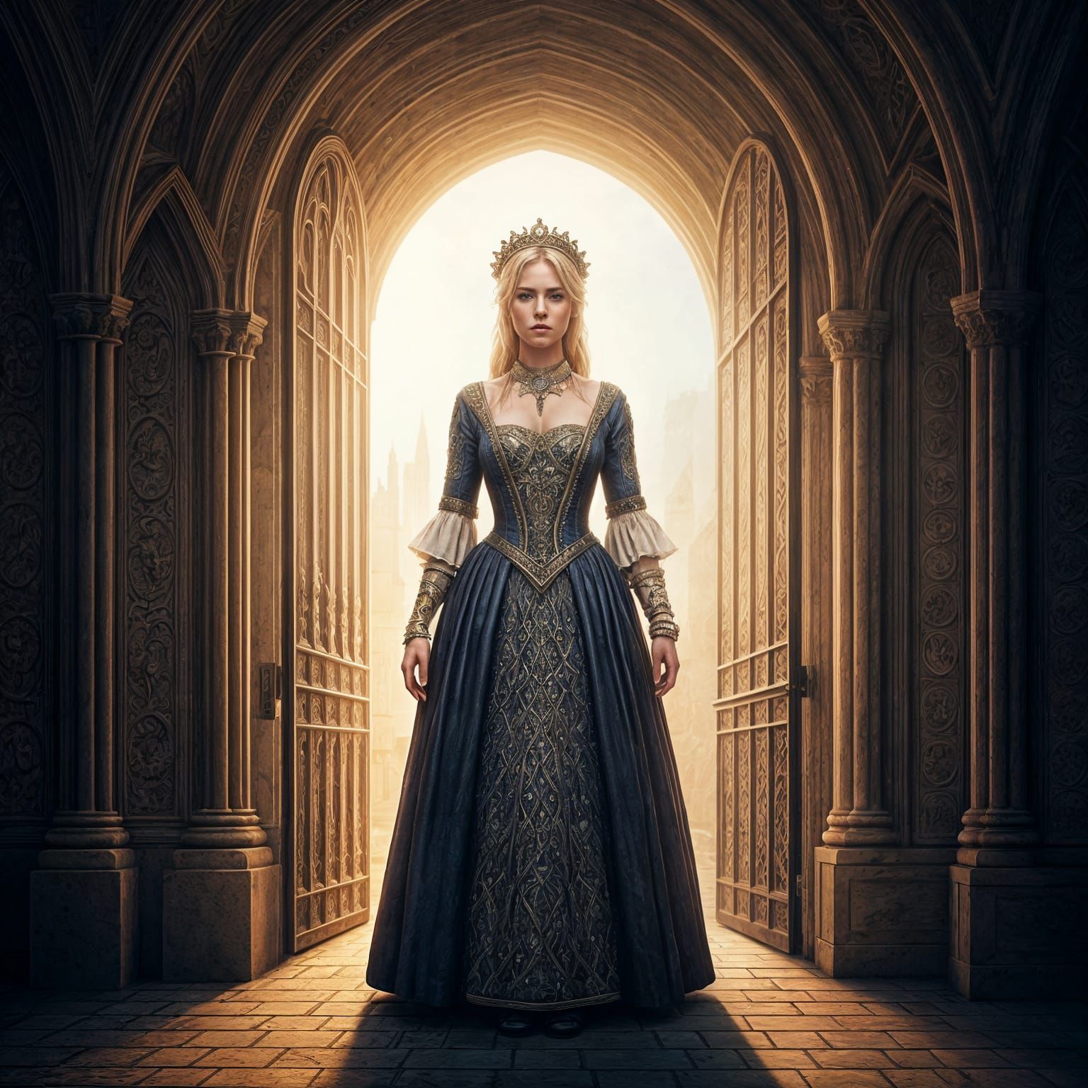 Epic Piper at the Gates of Dawn: Digital Matte Painting