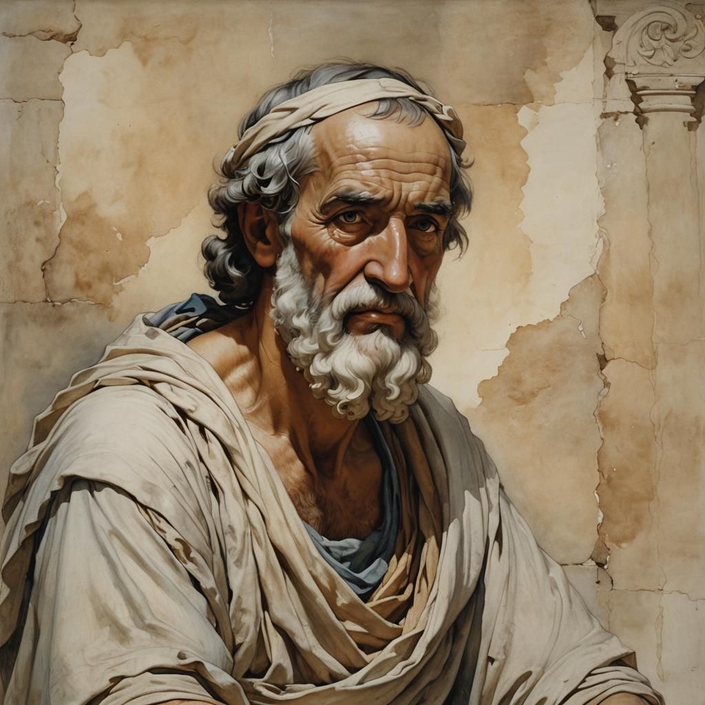 Homer, Author Of The Iliad And Odyssey