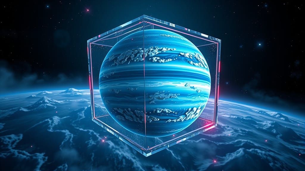 Neptune in a Cube: Hyperrealistic Dystopian Futurism