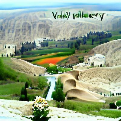 Picturesque Valley Landscape in Soft Light
