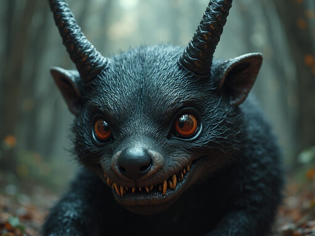 Surreal Badger Entity Portrait in Dutch Masters Style