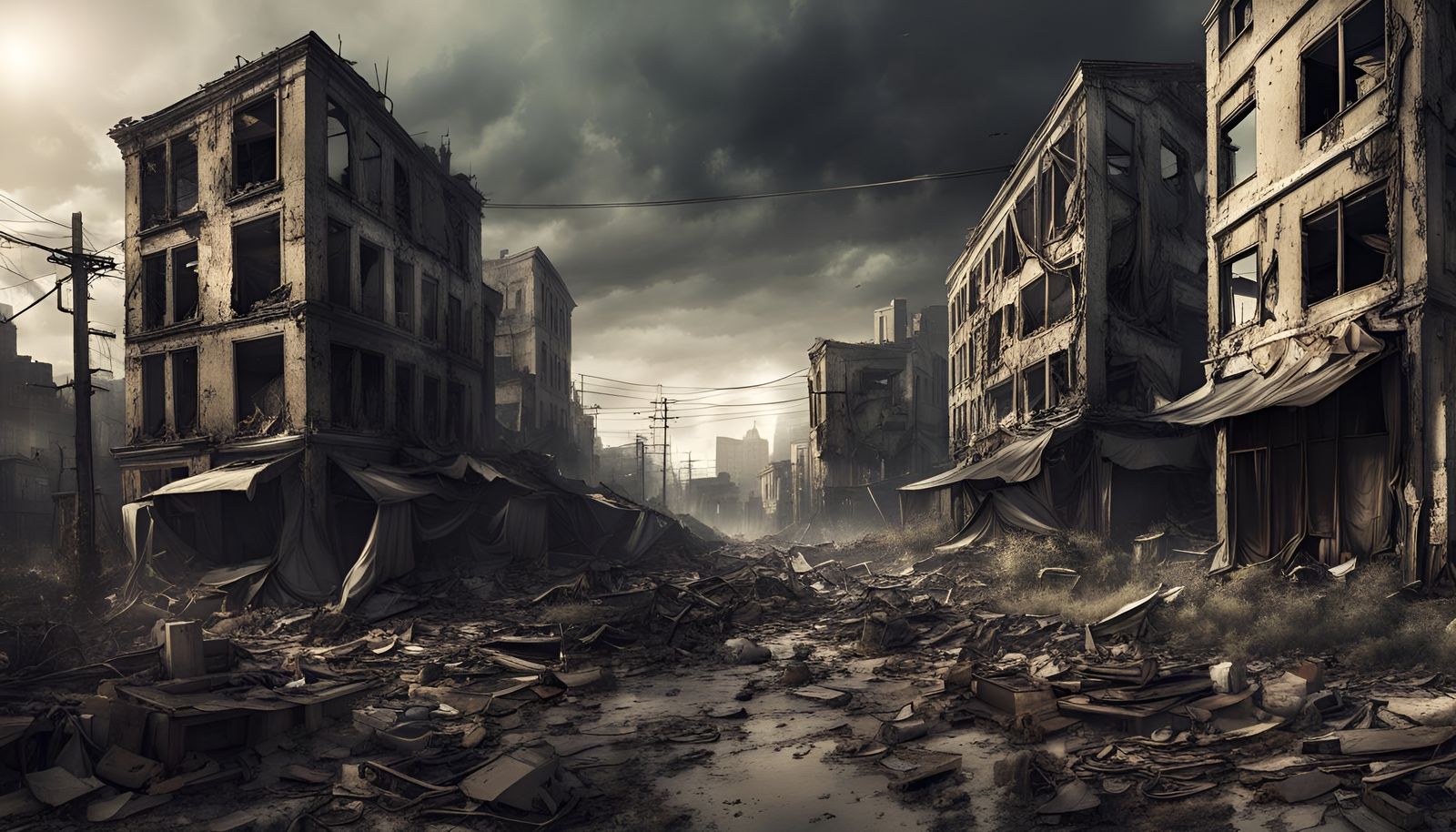 Decaying Abandoned City: A Horror Concept