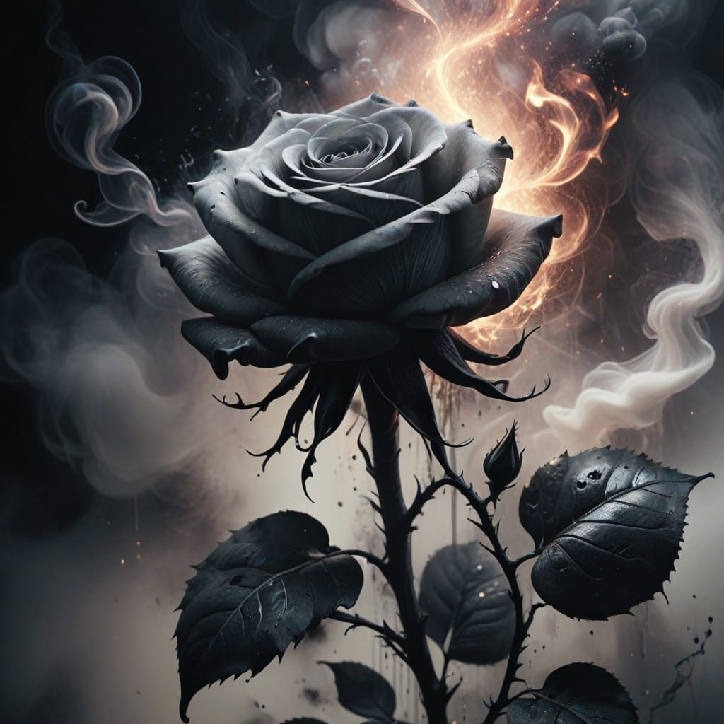 Ethereal Rose in Moody Mist