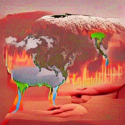 Climate Change: A Parched Earth Landscape
