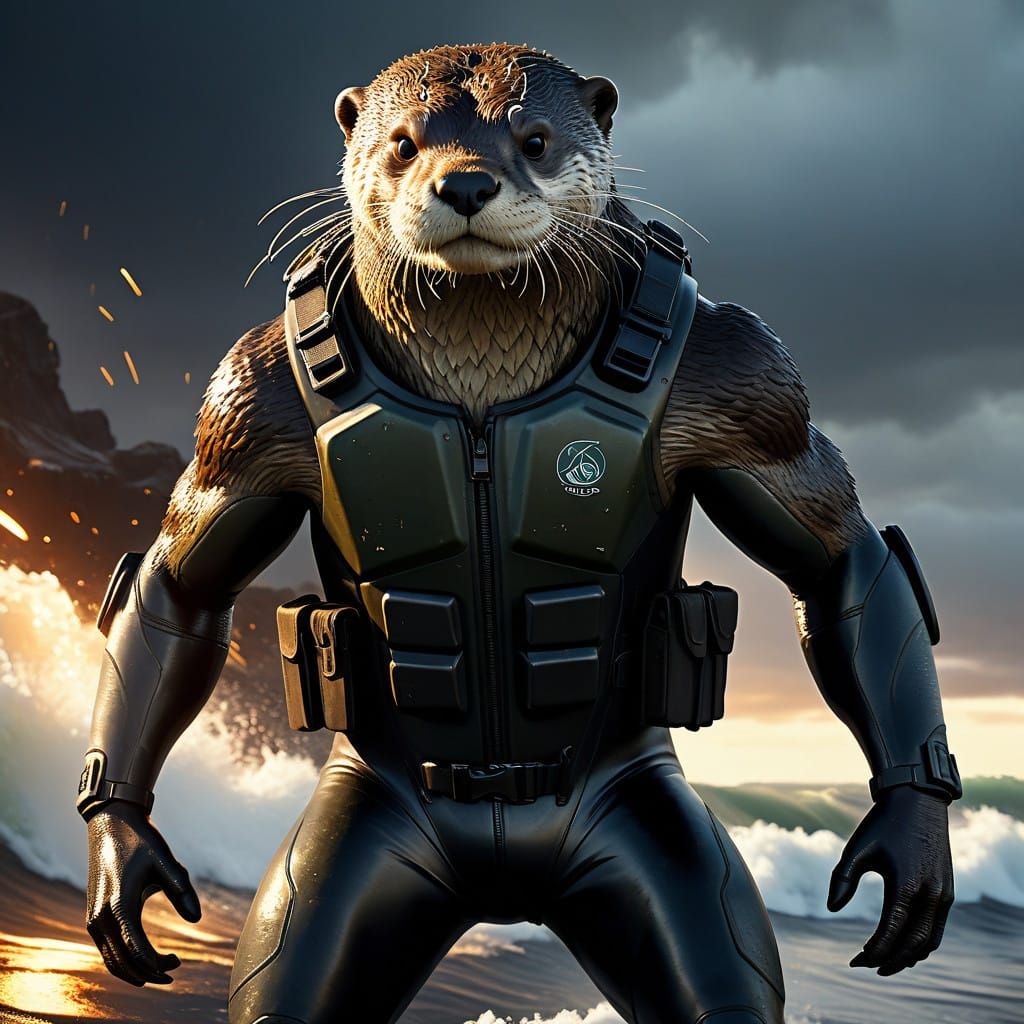 Furious Otter Wakesurfs Tsunami in Gritty, High-Octane Dysto...