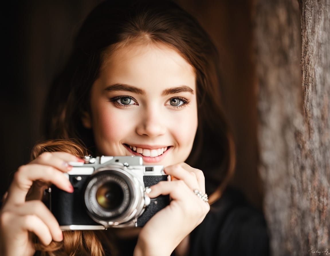 Portrait of Mester Ágnes Erika in Natural Light