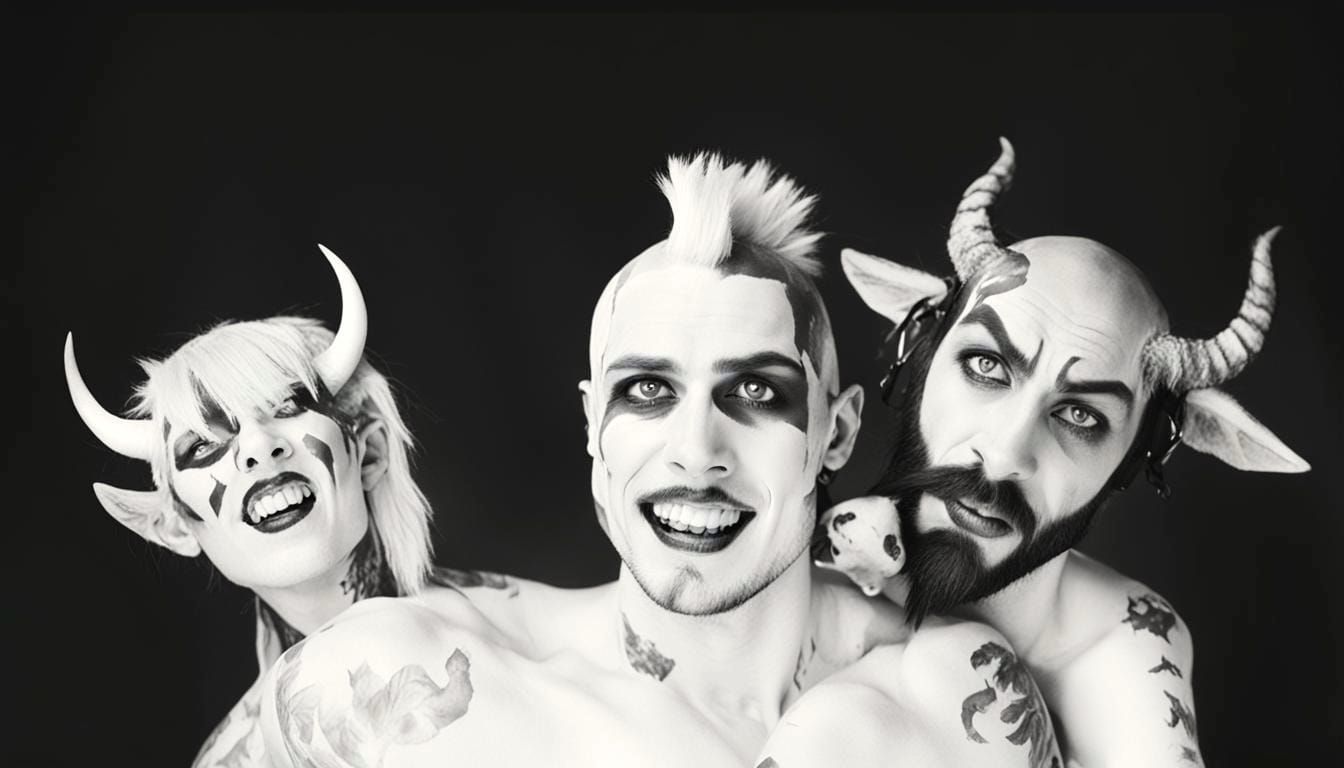 She-Devil, Punk, and Satyr: Trio of Friends