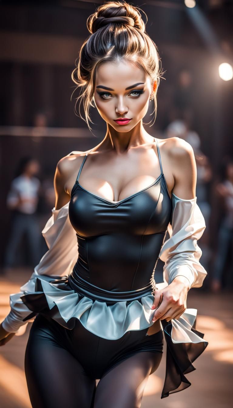 Elegant Ballerina in Stunning Beauty