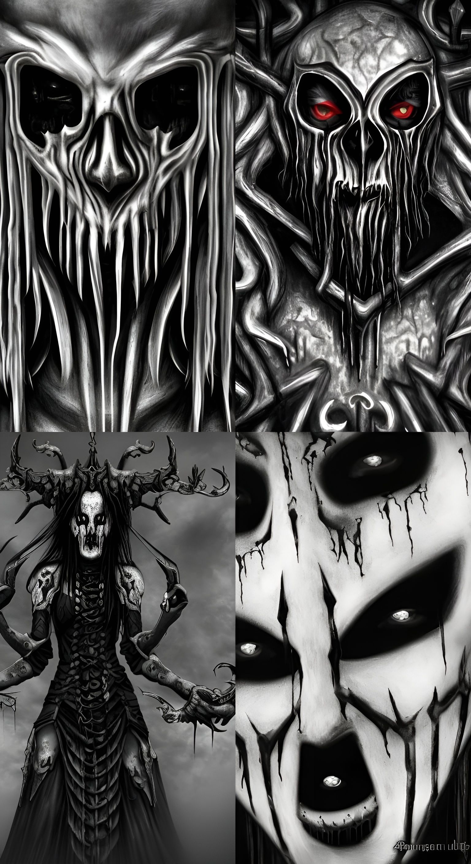 Sinister Black Metal Art in 4K