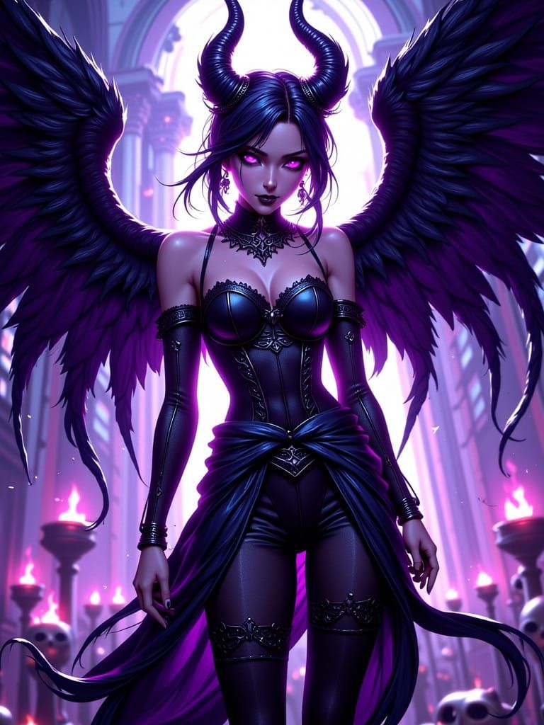 Gothic Goddess of Dark Fantasy Anime