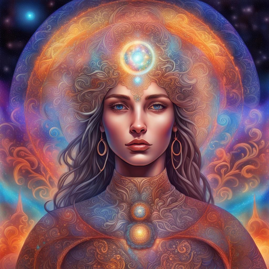 Cosmic Anastasiya: A Holographic Astral Illustration