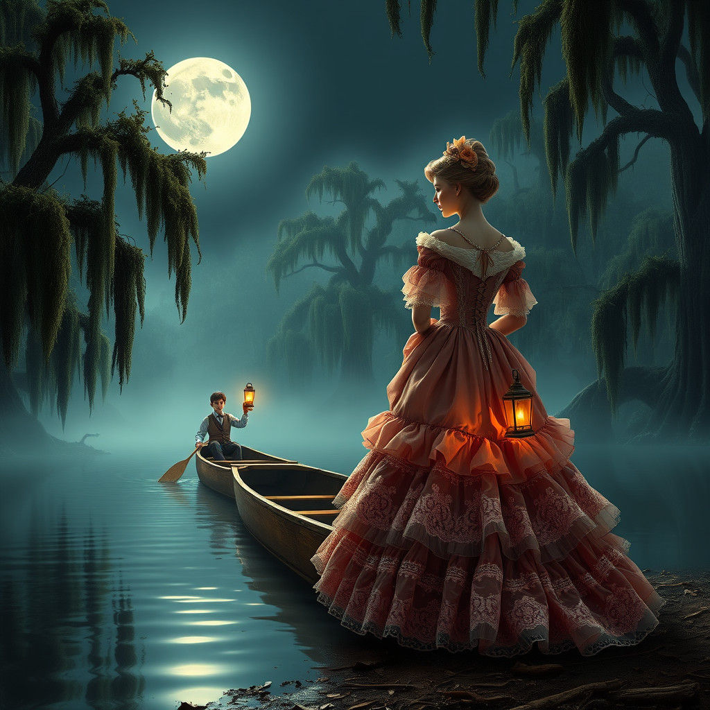 Anna Karenina Meets Huckleberry Finn: Dreamlike Matte Painti...