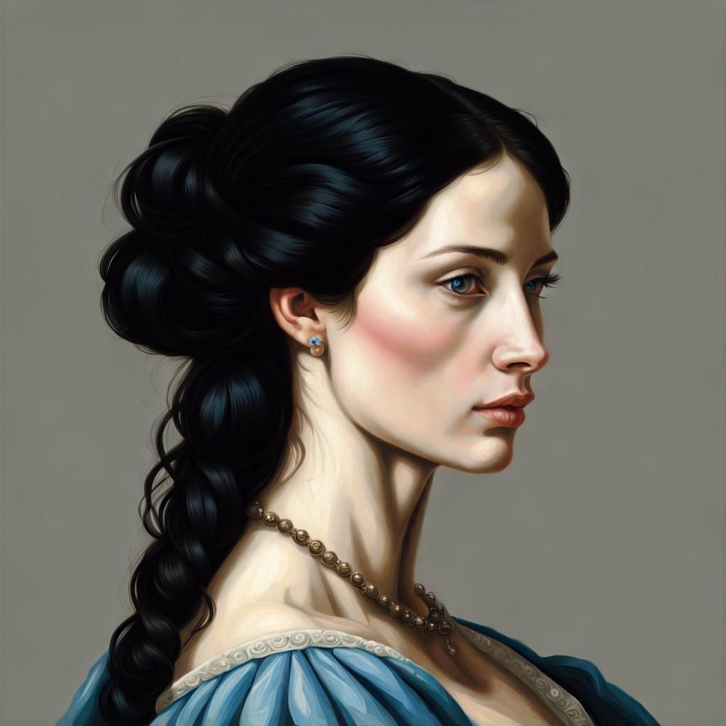 Renaissance Portrait of a Beautiful Woman