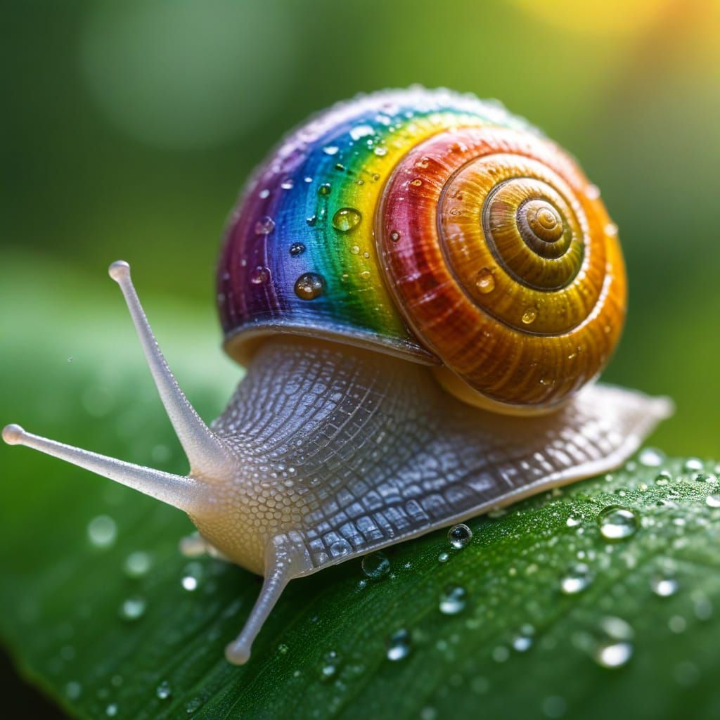 Rainbow snail