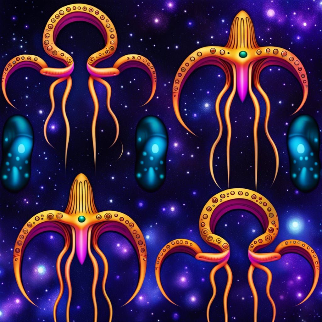 Cosmic squid temple
