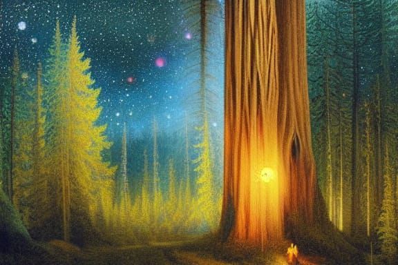 Hyper-Detailed Redwood Trees in Supernatural Forest