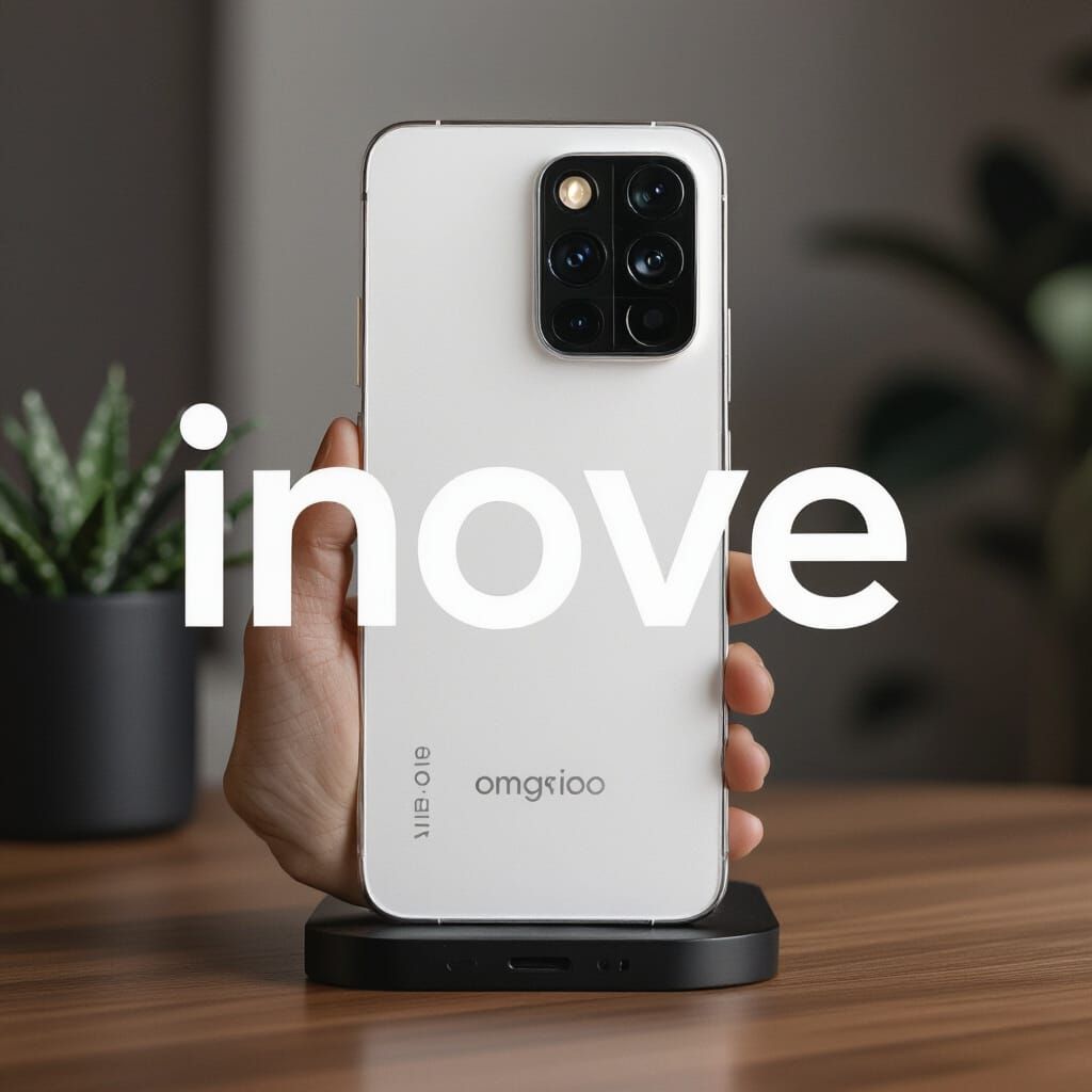 Modern Smartphone with Inove Logo