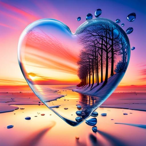 Glass Heart Shattering to Reveal Wasteland