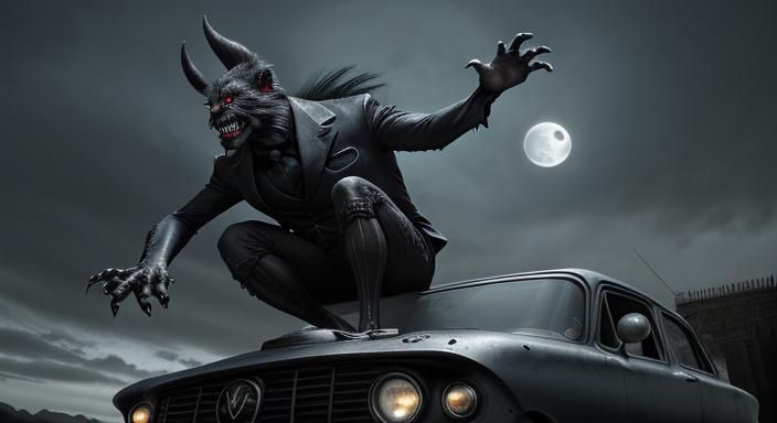 Addams Family's Thing in Wacky Races