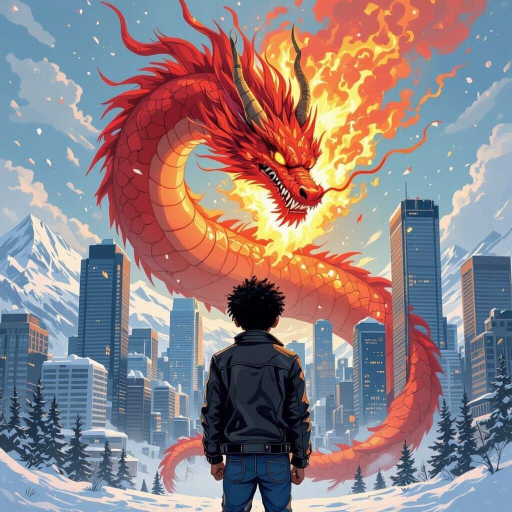 Fiery Dragon Summoning in Calgary