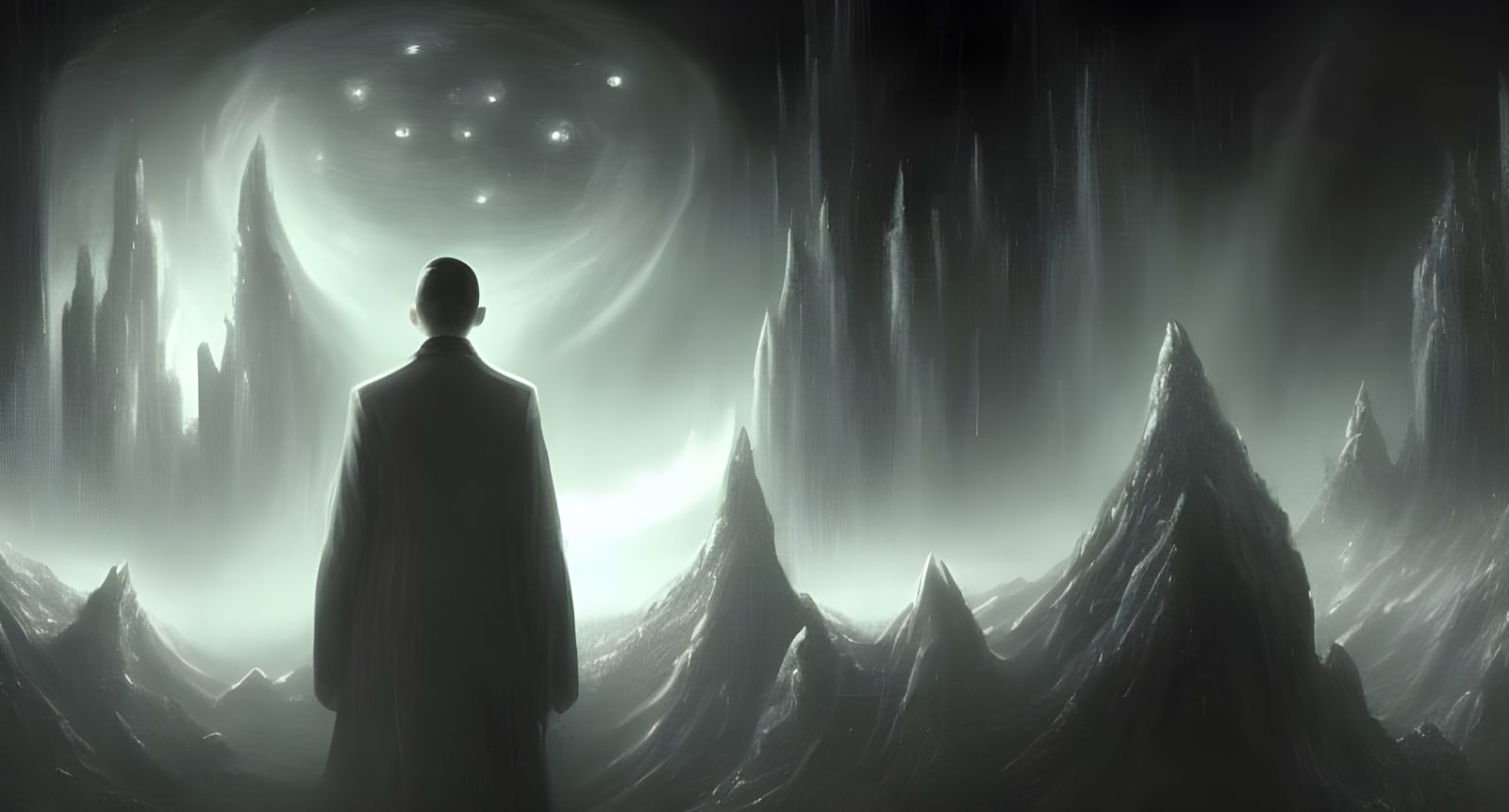 Dark Fantasy Landscape with Dynamic Lighting