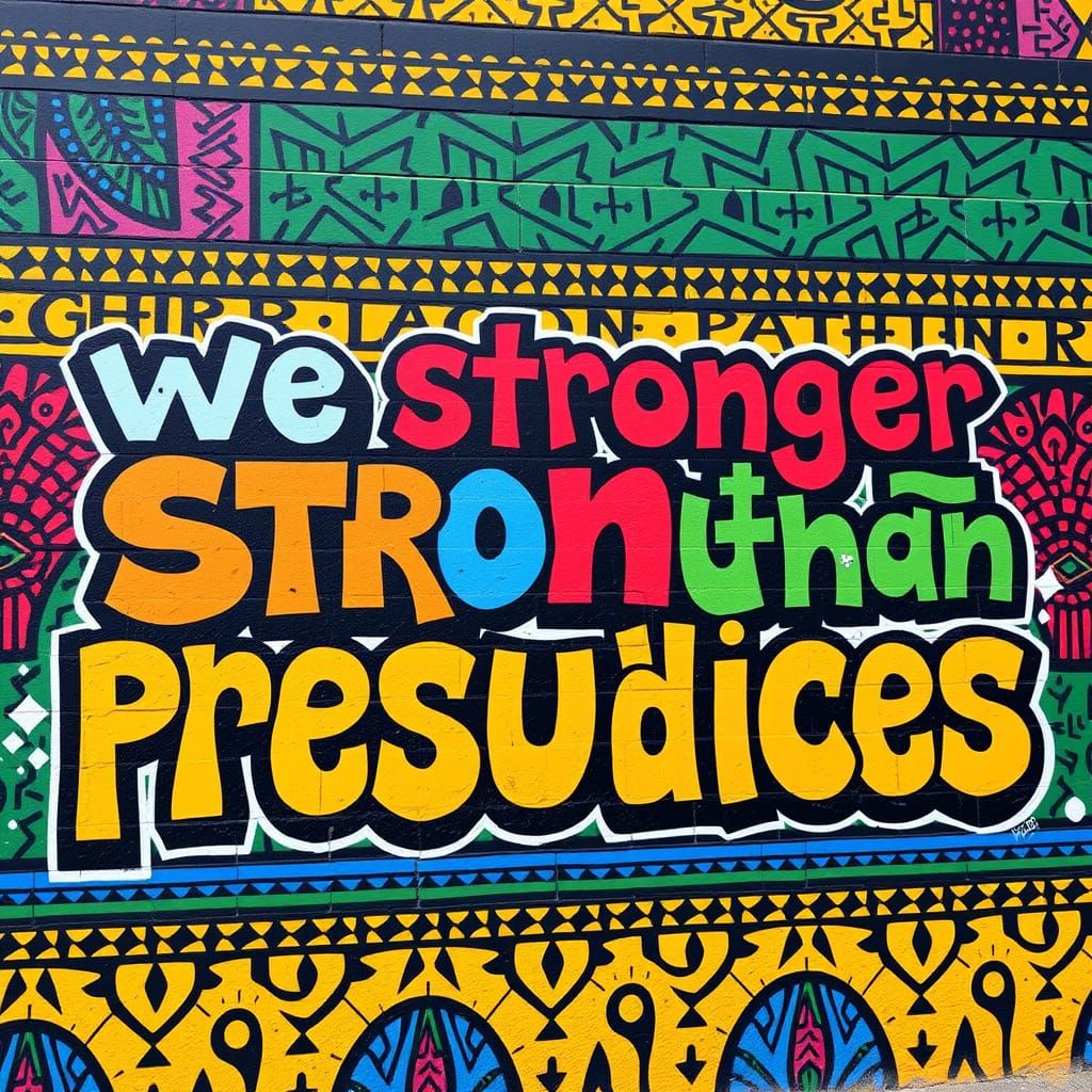 African Street Art Celebrates Resilience in Bold, Colorful G...