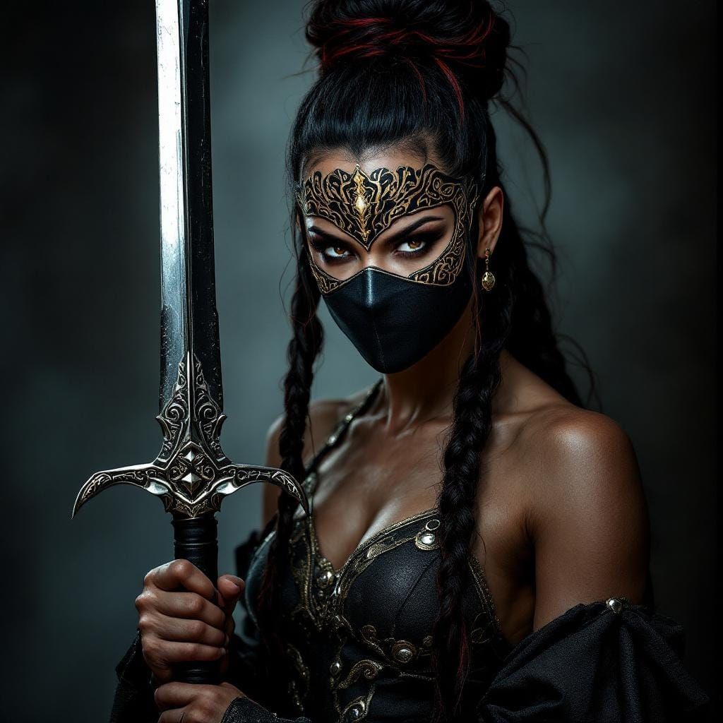 Aminara, head of the Darkwood Assassins.