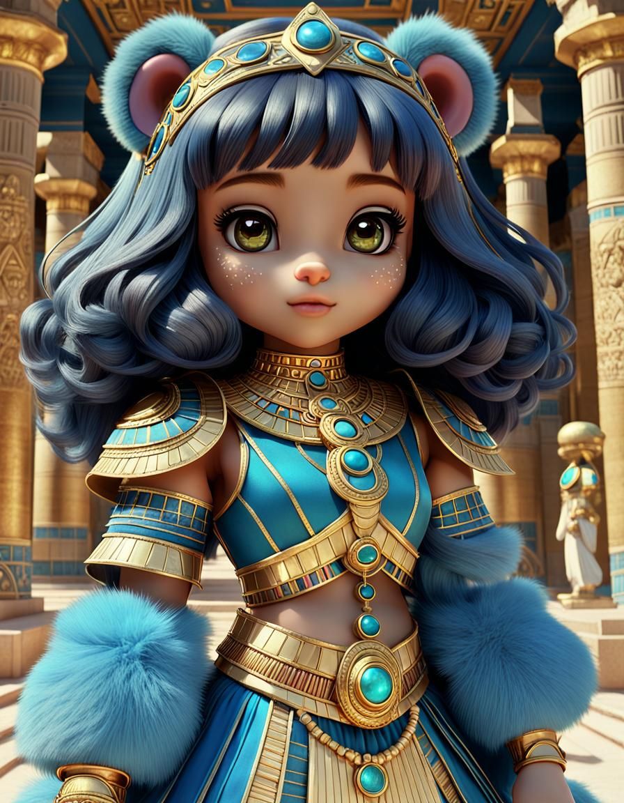 Care Bear Cleopatra Bishoujo Hybrid in Palace