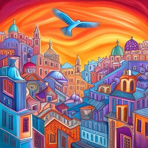 Guanajuato Spirit Animals in Illustrative Style