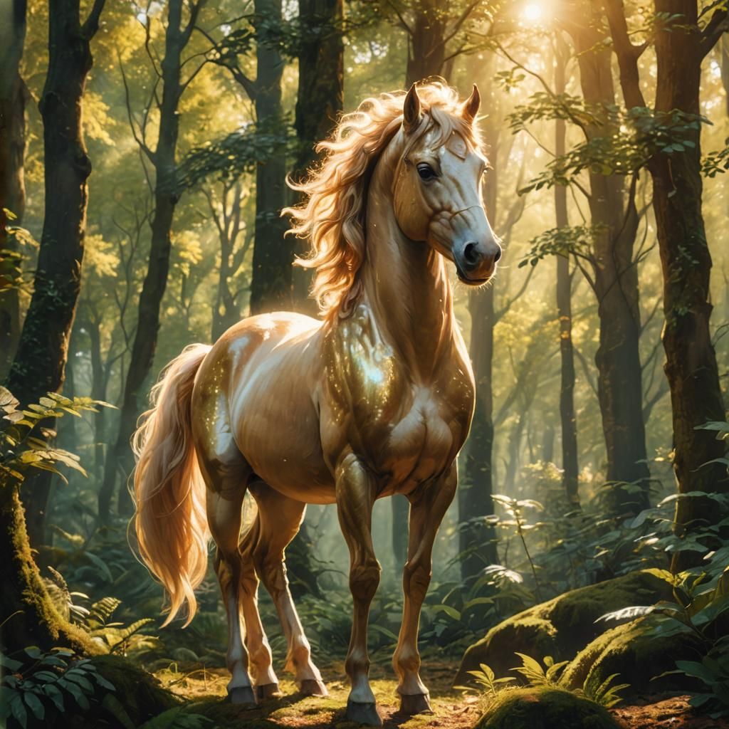 Image of a Beautiful Young Centaur