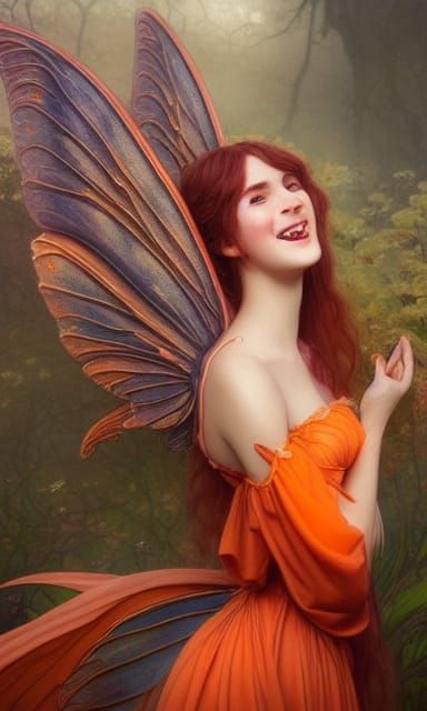 Fairy after Thai boxing on the way to the dentist