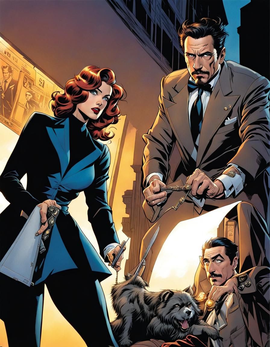 Comic Book Art: Jeannie Wakes Sterling Carcieri