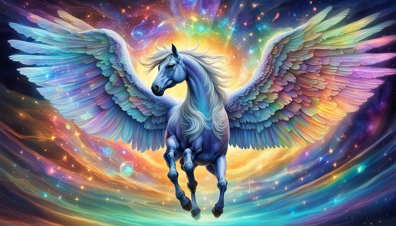 Holographic Pegasus Slices Through Quantum Realm